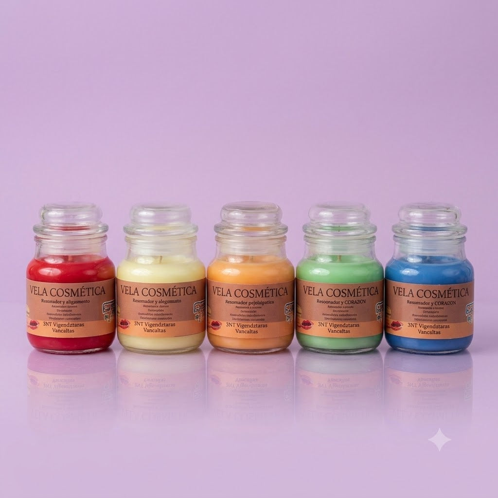 Vela Cosmética para Masaje